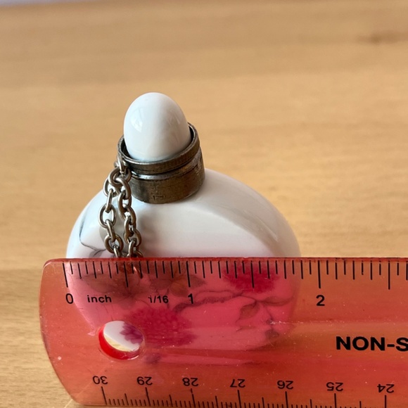 ANTIQUE VINTAGE LIMOGES FRANCE PORCELAIN PERFUME BOTTLES PINK PEONIES FLOWER 2PC - Picture 14 of 16